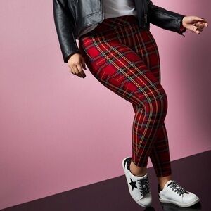 Torrid x Betsey Johnson Plaid Leggings